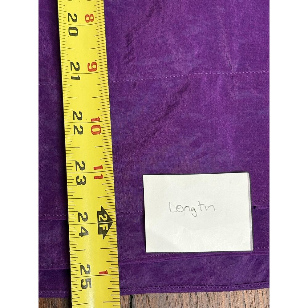 Donna Karan Vintage Purple Silk Blouse Size 10 - Picture 11 of 11